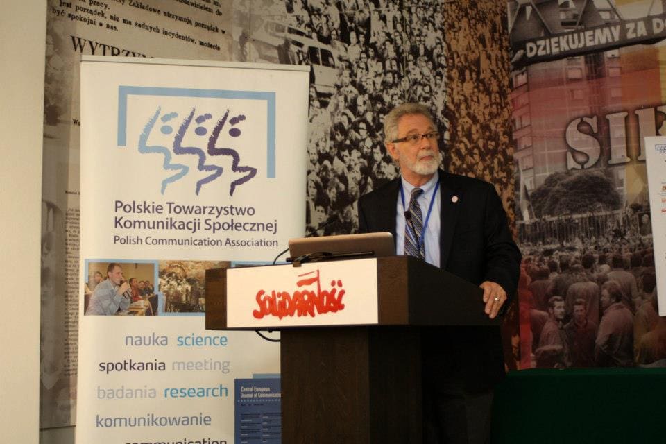 Dr. Gross at Polish Communication Association Conference