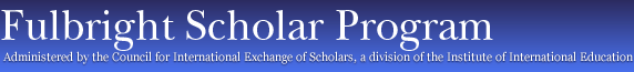 Fullbright Scholar Program Logo