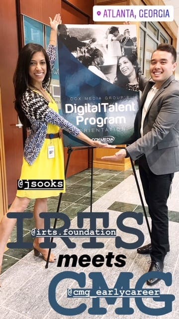 Justin Crawford appears in a Snapchat advertisement for Cox Media Group's Digital Talent Program. Image courtesy of Justin Crawford.