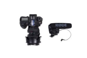 EOS CANON 6D WITH RODE MIC TOP